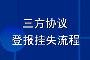 三方協議登報掛失流程