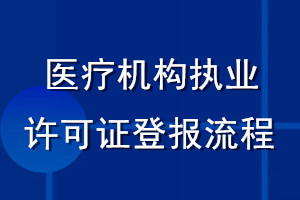 醫(yī)療機構執(zhí)業(yè)許可證登報流程