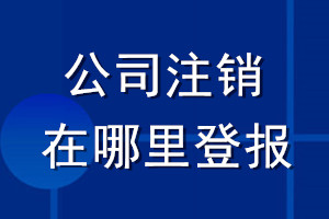 公司注銷在哪里登報(bào)